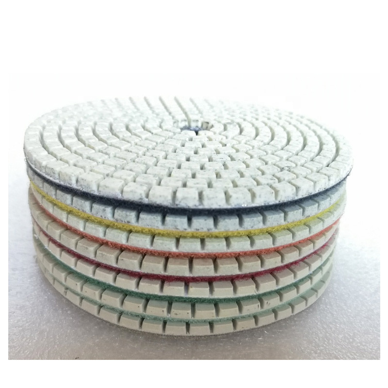 Marble Floor Diamond Polishing Pads 4 Inch Wet Dry 50# - 3000# Grit