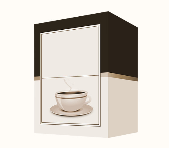 cardboard kraft paper tea and coffee packaging bags