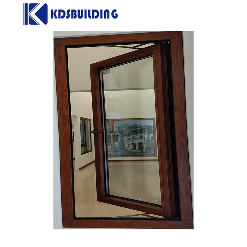 China Solid Windows And Door Manufacture Hurricane Rated Double Entry Commercial Real Wooden Window