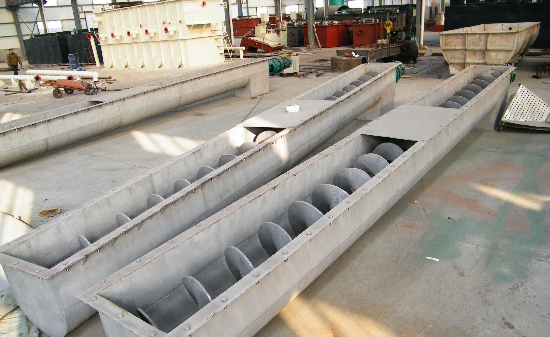 Chemical Industry Shaft Less Screw Conveyor Machine Good Environmental Performance