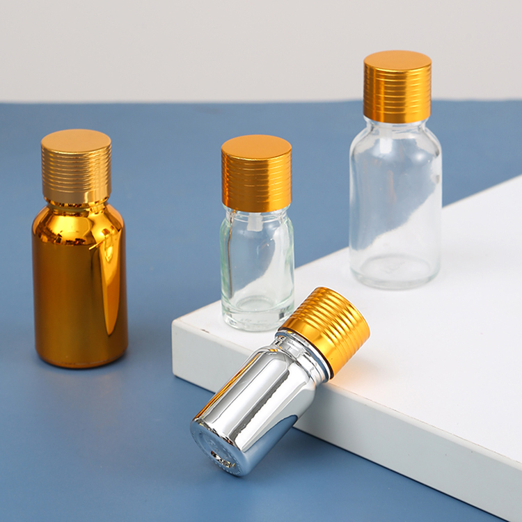 Base Material Glass Matte Frosted Perfume Clear Glass Bamboo Lid Bottles for Skincare Packing