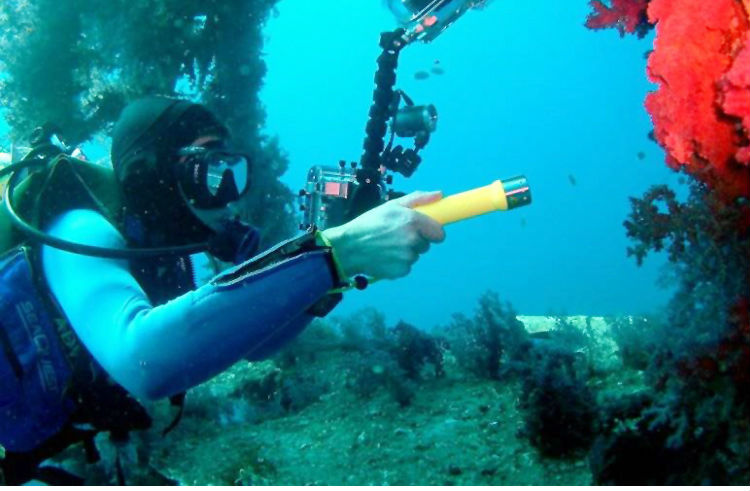 High Power diving flashlight LED light