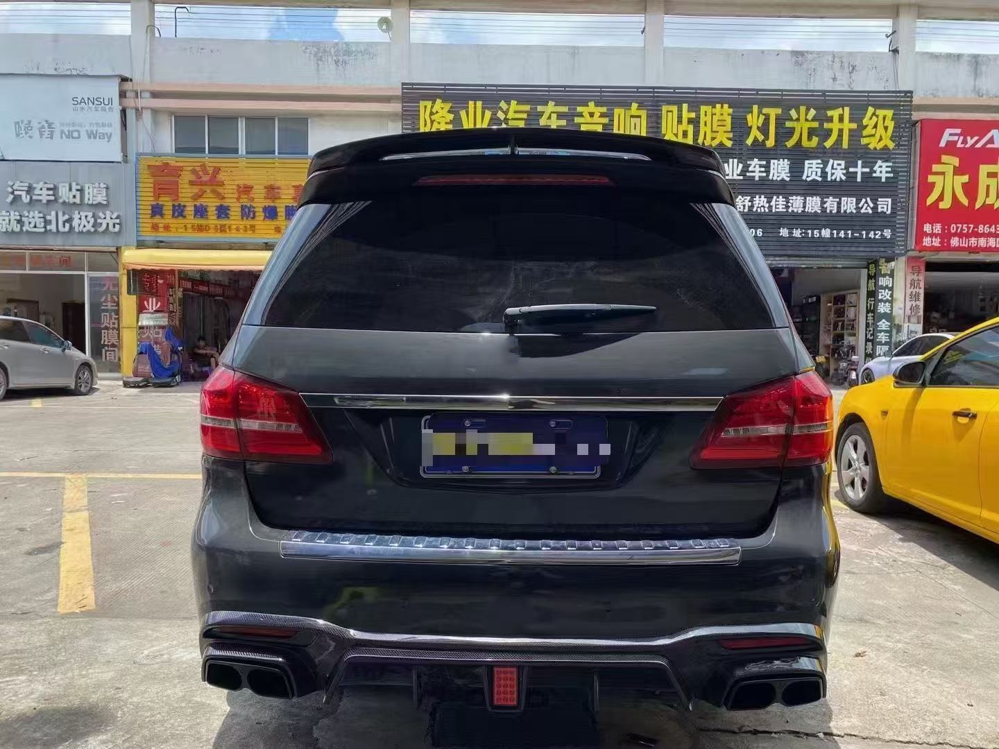 X166 Mercedes Wide Body Kit GLS450 GLS63 2015 Front Lip Spoiler Widebody Kit