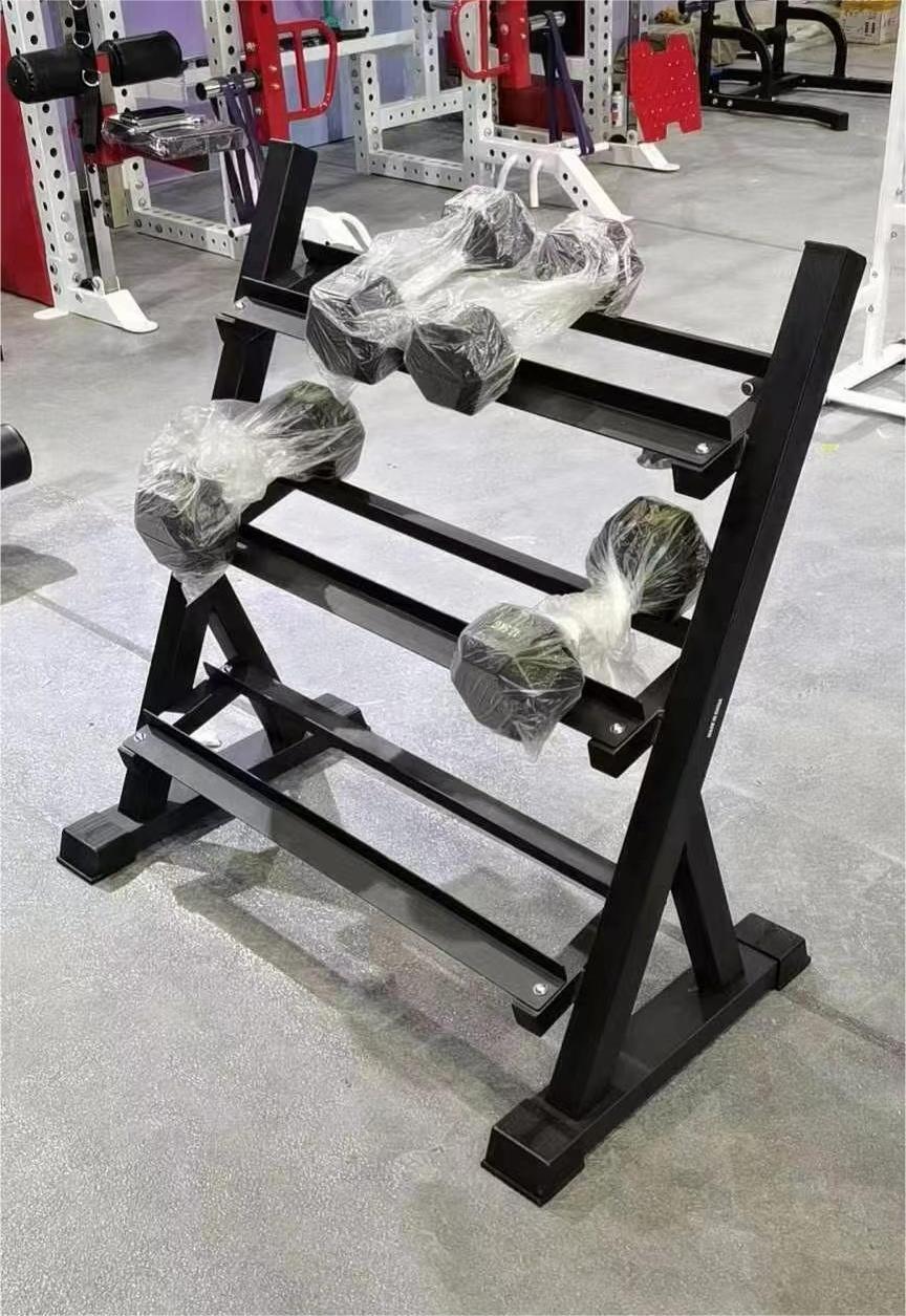Strength Training Three Layer Dumbbell Rack Fitness Equipment Commercial