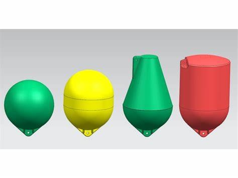 Aluminium Rotomould Factory Pipe Float  Rotomolding Floating Pontoon Bridge Custom Marine Navigation Buoys 0