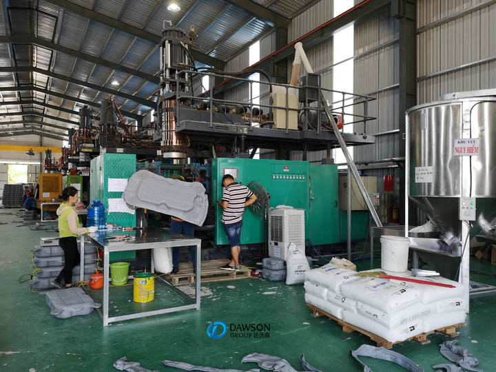 Solar Photovoltaic Water Surface Floating Base System Produced by Abld120 Blow Molding Machine