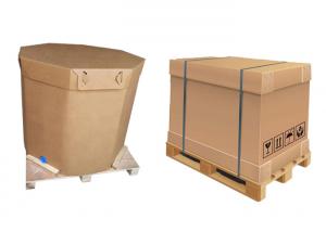Buy cheap 220l 1000l Paper Liquid Package IBC Tank Container With Valve product
