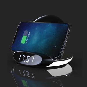 Multi-Functional foldable Wireless Charger with Alarm Clock