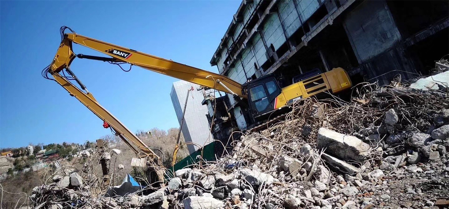 Sturdy PC450 Excavator Long Reach Boom , Multipurpose Demolition Extension Arm