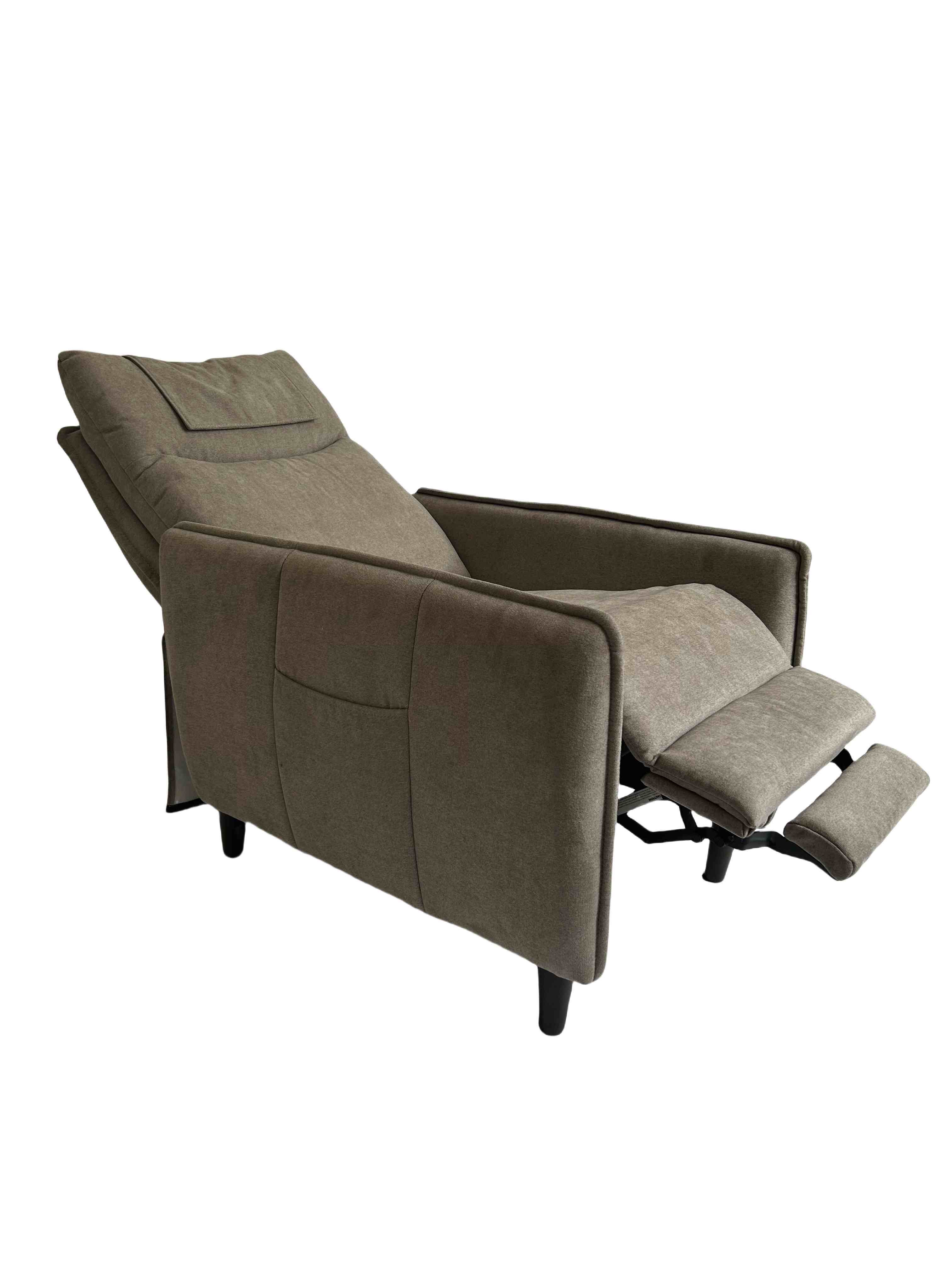 Single Push Back Recliner Chairs Great Comfortable fabric Living Room Sofa Style Modular With Cheapest Price
