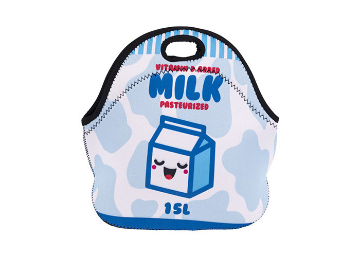 Personalized Large Insulated Lunch Bag , Thermal Lunch Tote Bags Neoprene Durable