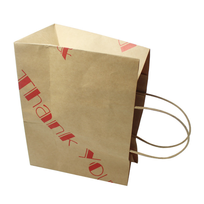 Customized Size Kraft Paper Bags For Promotions / Gifts / Advertisements