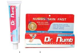 2015 New Arrivel shipping fast 30g Dr. Numb Anesthetic Cream strong numb cream for tattoo and permanent makeup