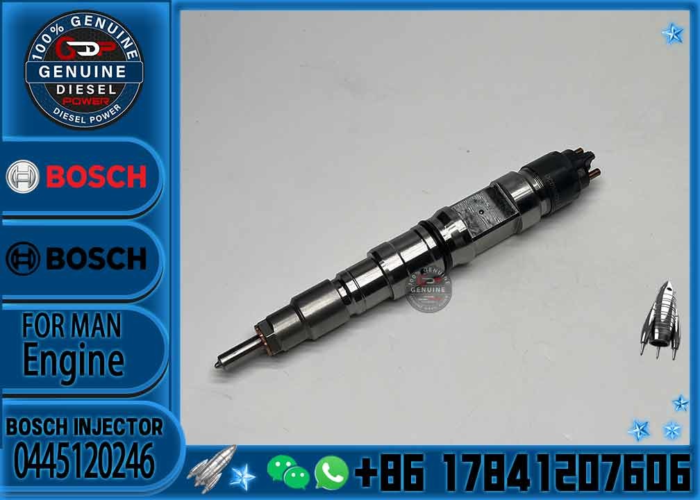 0445120246,04504664,21773130 genuine new diesel common rail injector 0445120246