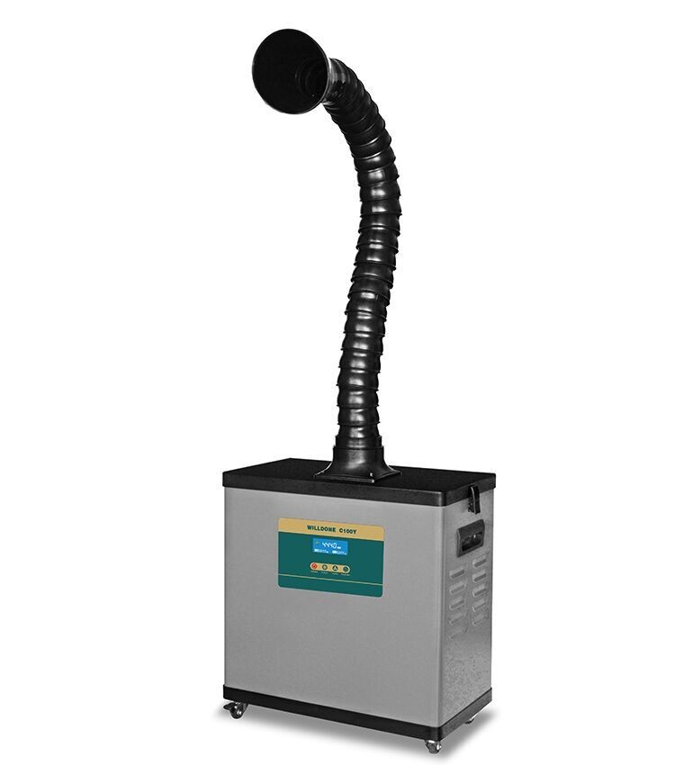 Electric Iron Solder Fume Extractor Single Flexible Extraction Arms For Soldering Station