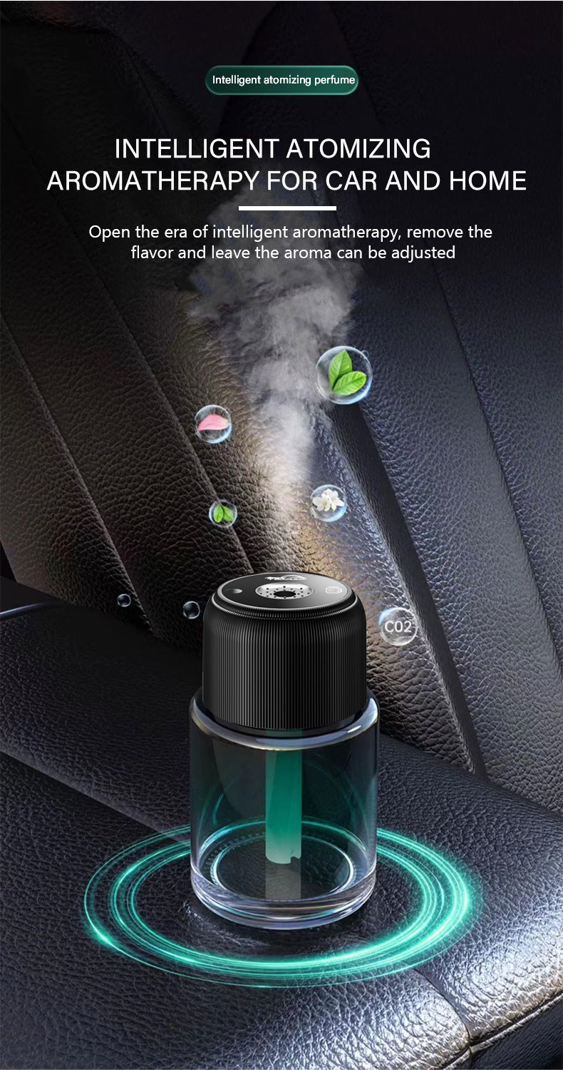 Alloy ABS Car Aromatherapy Machine 12V Intelligent Controlled