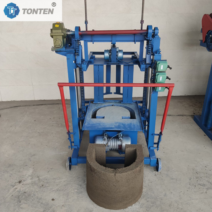Small Portable Block Molding Machine One Mold Five Porous Bricks Making Machine