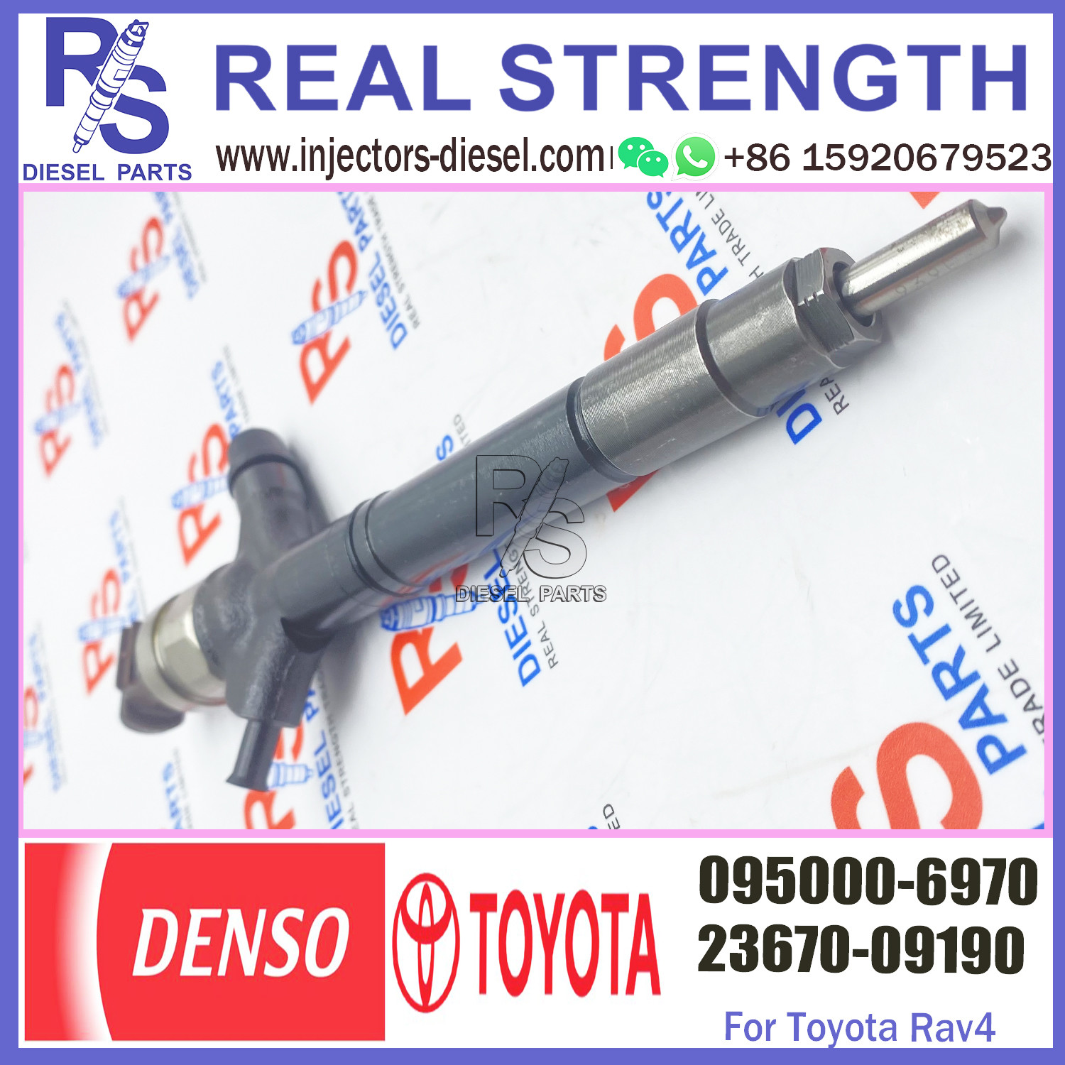 Diesel Fuel Injector 095000-7690 095000-7680 095000-7320 095000-7330 095000-6680 095000-6970 For TOYOTA 1AD-FTV 2AD-FTV