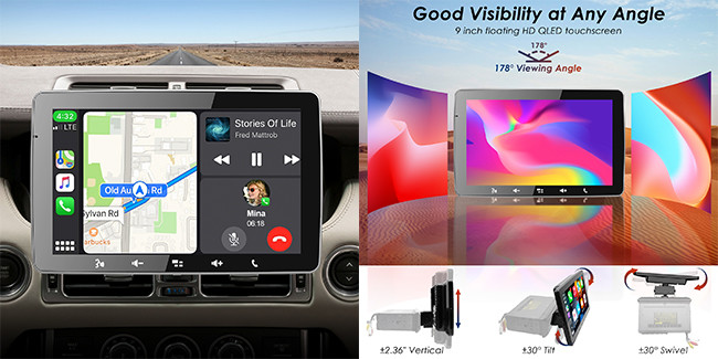 9 RCA Port Single Din Car Radio IPS LCD MP5 Single Din Dvd Player
