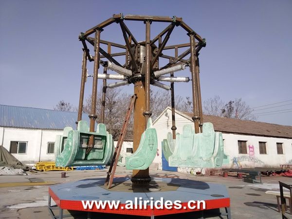 trailer mounted airborne shot Portable Rides Mobile Rides Amusement Rides on Trailer