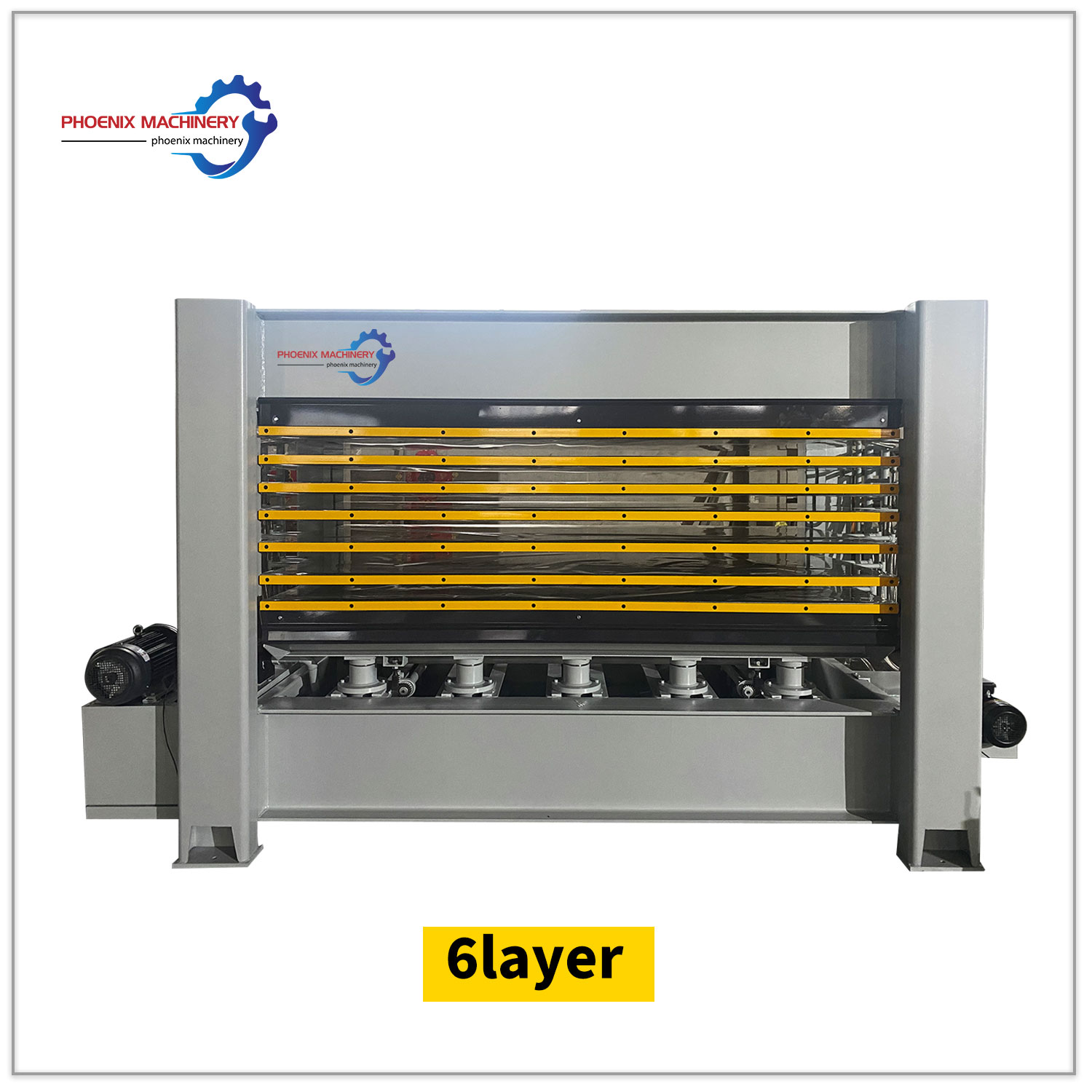 Hot Press Machine PH160 5layer for Automatic MDF Plywood Melamine Wood Door Skin Panel