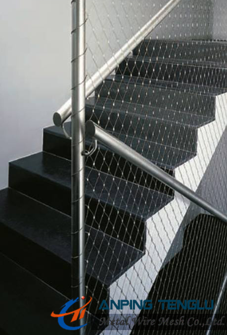 Stainless Steel X-Type Ferruled Mesh With SS316 for Architectural or Fencing
