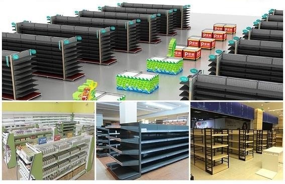 Carton Gravity Flow Racking System Storage In Warehouse