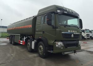 Buy cheap HOWO Stainless Steel 8X4 Petroleum Oil Storage Tank Fuel Delivery Truck 30 CBM product