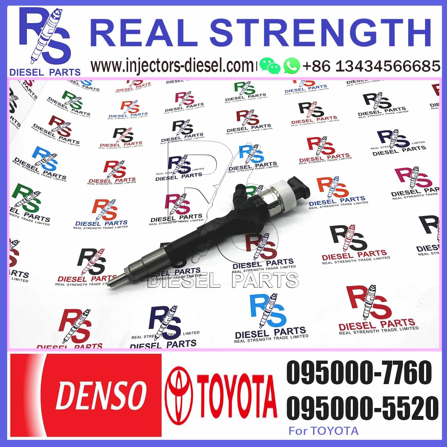 Diesel Engine Auto Parts Common Rail Injector 095000-7760