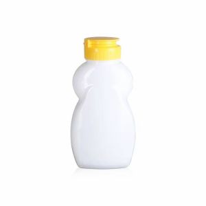 Buy cheap Customized Clear Plastic Squeeze Bottles Reusable Small Honey Jugs 110ml product