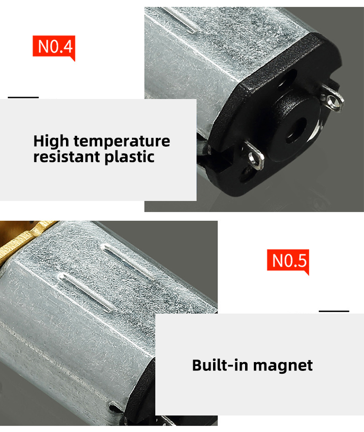 Micro Brushed Dc Electric Motor Electronic Lock Electric Curtain And Robot Motor