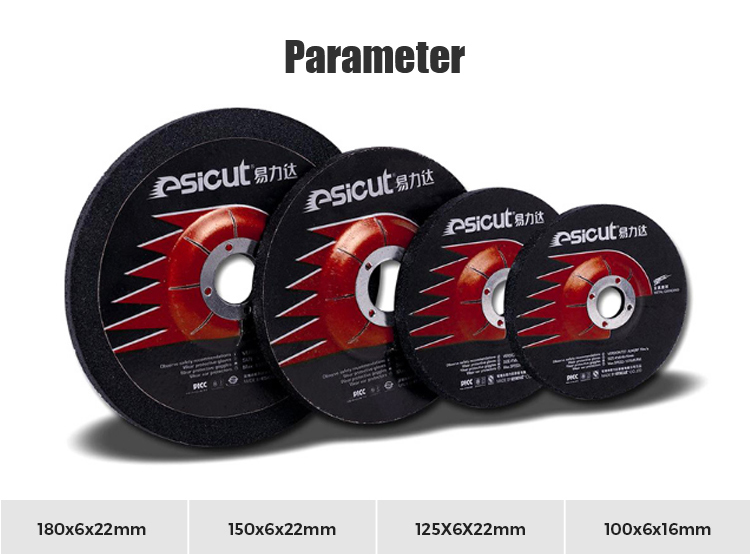 80m/S Carbide Aluminum Oxide Resin Grinding Wheels 7'' 5'' 4''