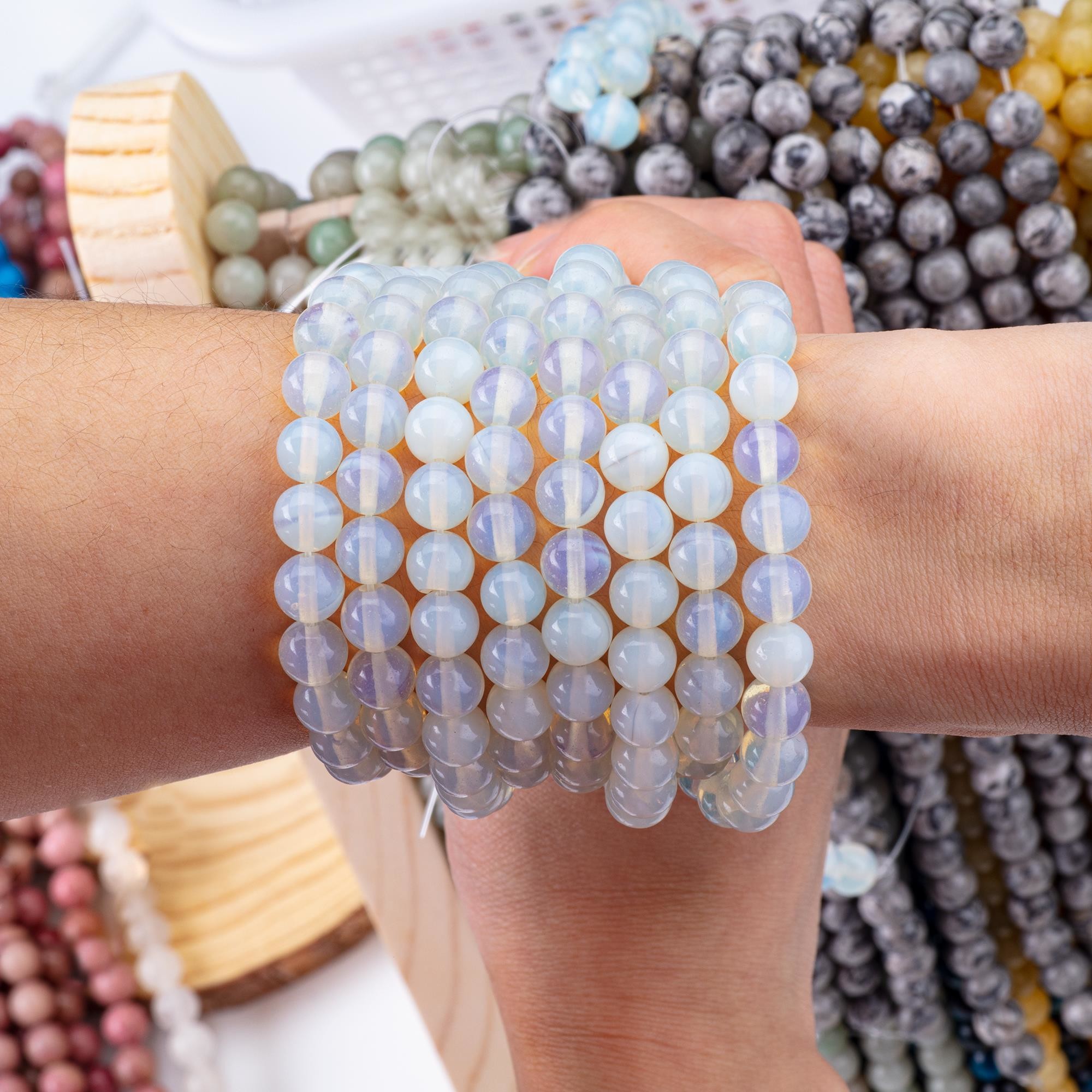 6mm/8mm/10mm/12mm Healing Loose Stone Beads For Jewelry Making