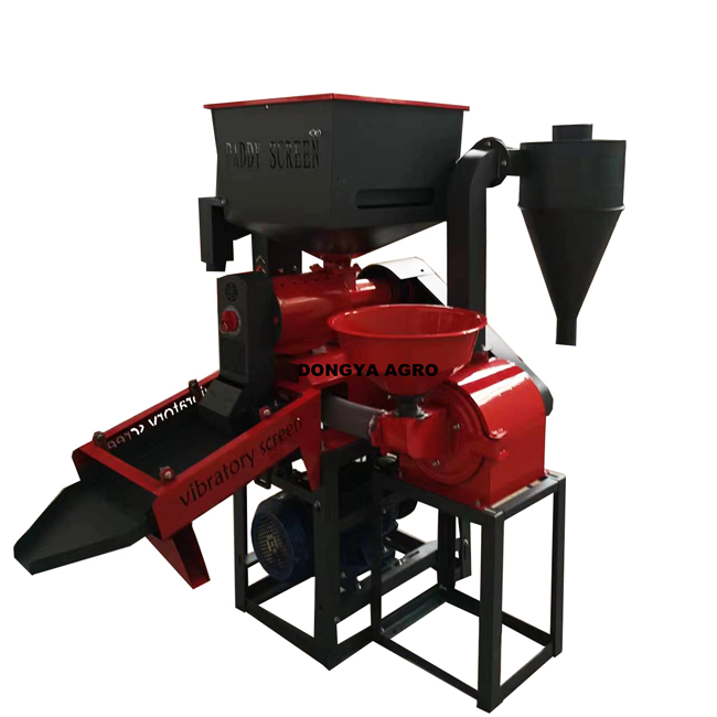 DONGYA AGRO Combined Commercial Rice Mill Machine 700KG Per Hour