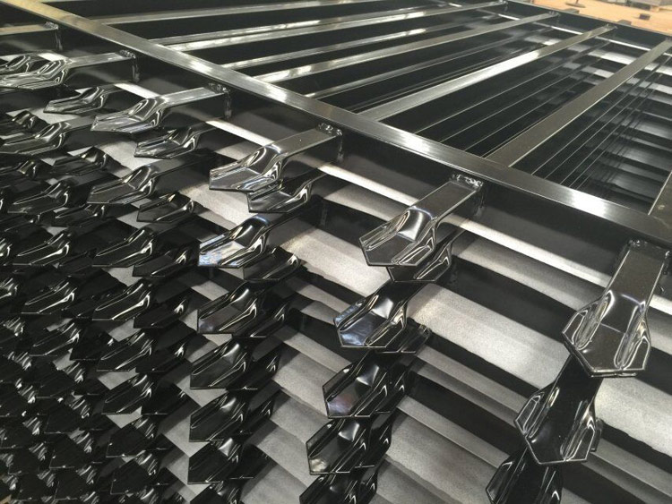 Tubular Security Fence/Fencing Picket with flat top design