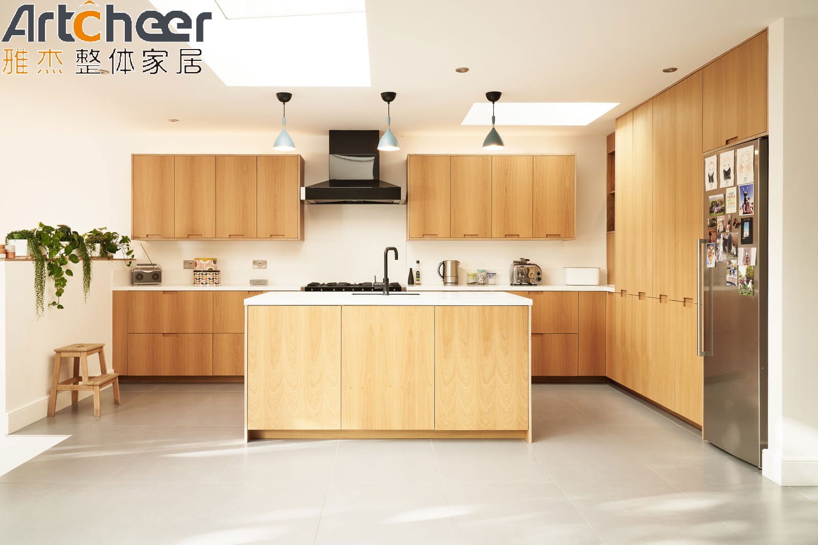 Modular Vietnam PET Surface Finish Customized Kitchen Cabinet MDF Material for European Simplicity
