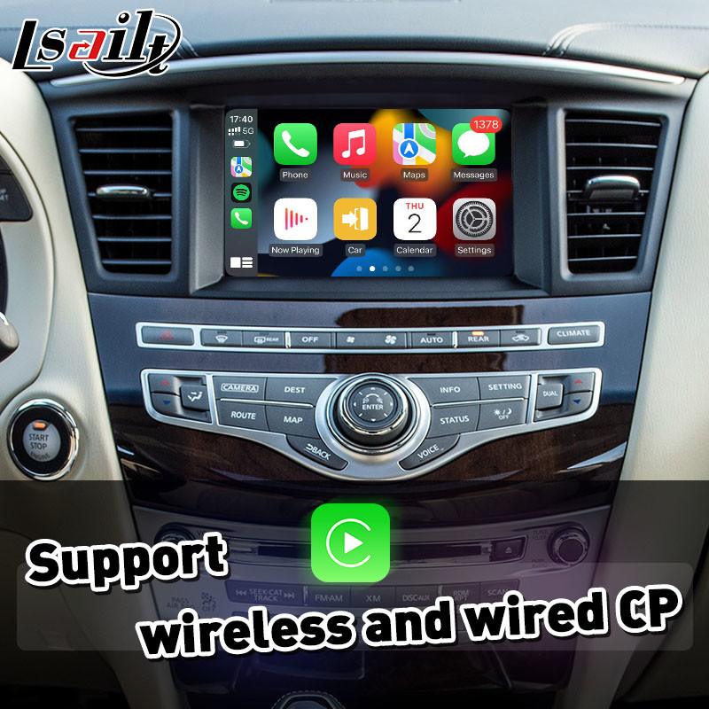 Lsailt Android Auto CP AA OEM Integration Carplay Interface for Infiniti JX35 2011-2013