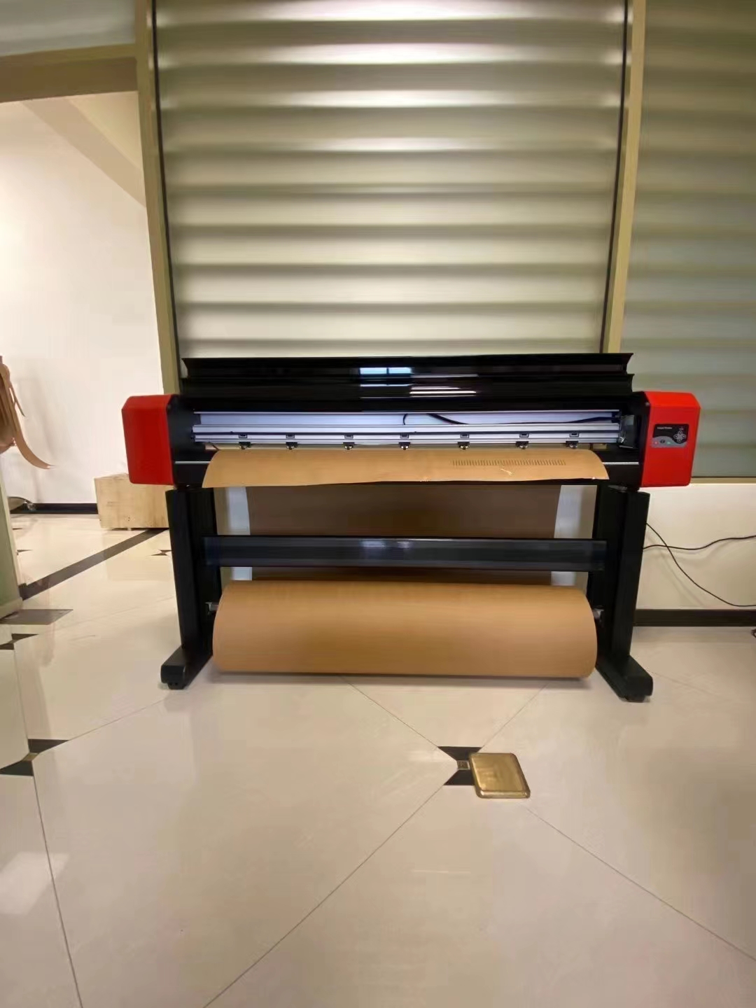 125-200cm Dual Head HP45 Paper Pattern CAD Inkjet Cutter Plotter For Kraft Paper Rolls