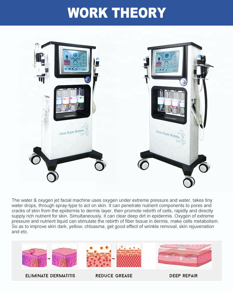 Bipolar 30L Hydro Microdermabrasion Dermabrasion Peeling Facial Machine