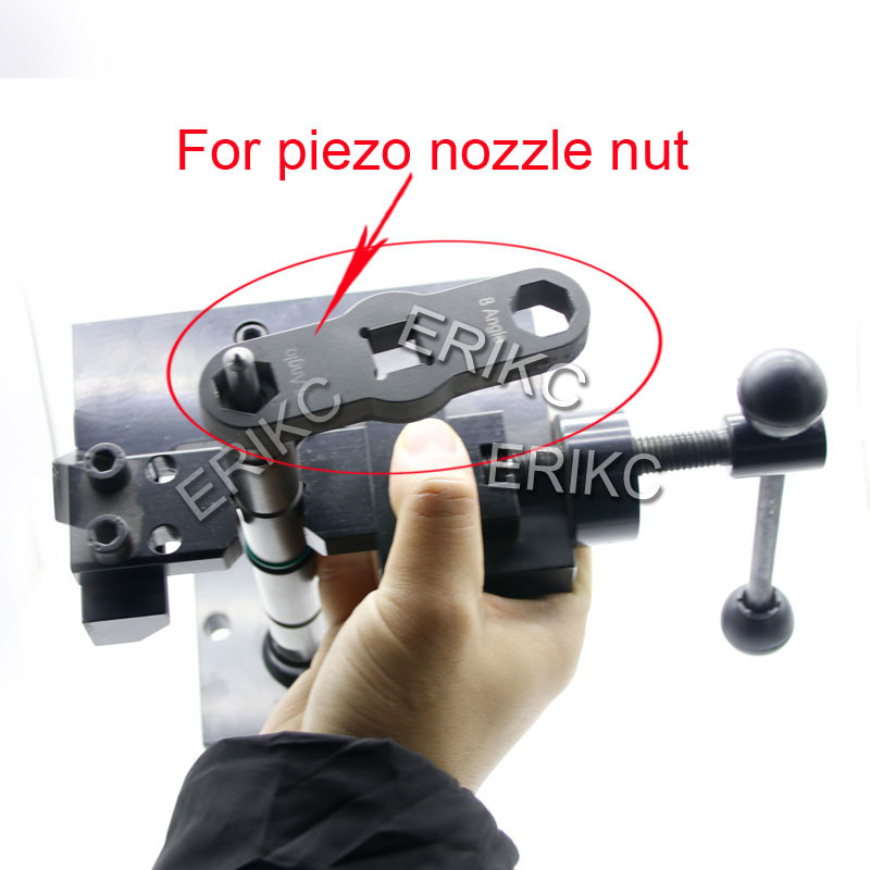 ERIKC Injector Cap Removal Tool 6- 8- Angle Disassembly Tools For Piezo Nozzle Nut