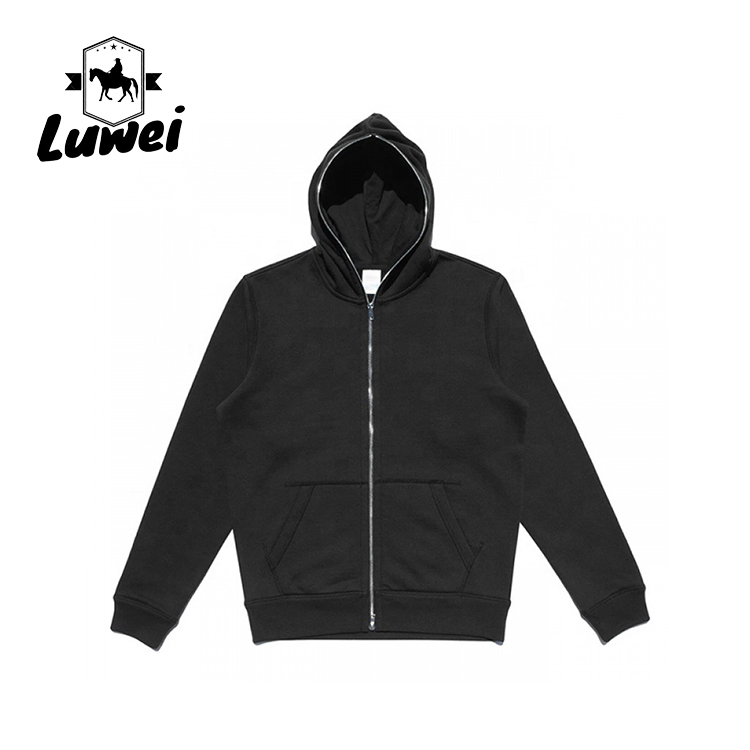 Oversized Pull Over Plain Gym Felpa Uomo Sweat-shirt Sports Cotton Polyester Sweatshirt Full Zip Up Face Streetwear Hoodie