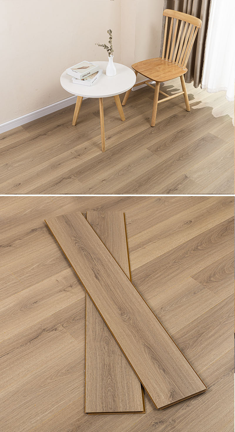 Modern Design 1218*240mm White Washed Laminate Flooring for Wood Floor Modern Style