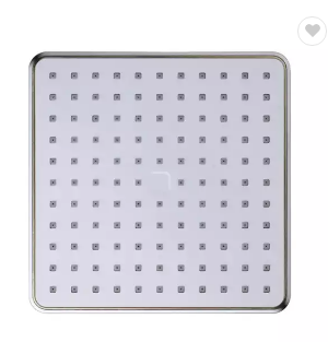 ABS Plastic Square Bathroom Wash Shower Head With And Chrome Top Onsite Installation