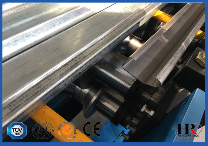 PLC Control Steel Metal Door Frame Roll Forming Machine 5.5KW 8 - 12 m / min