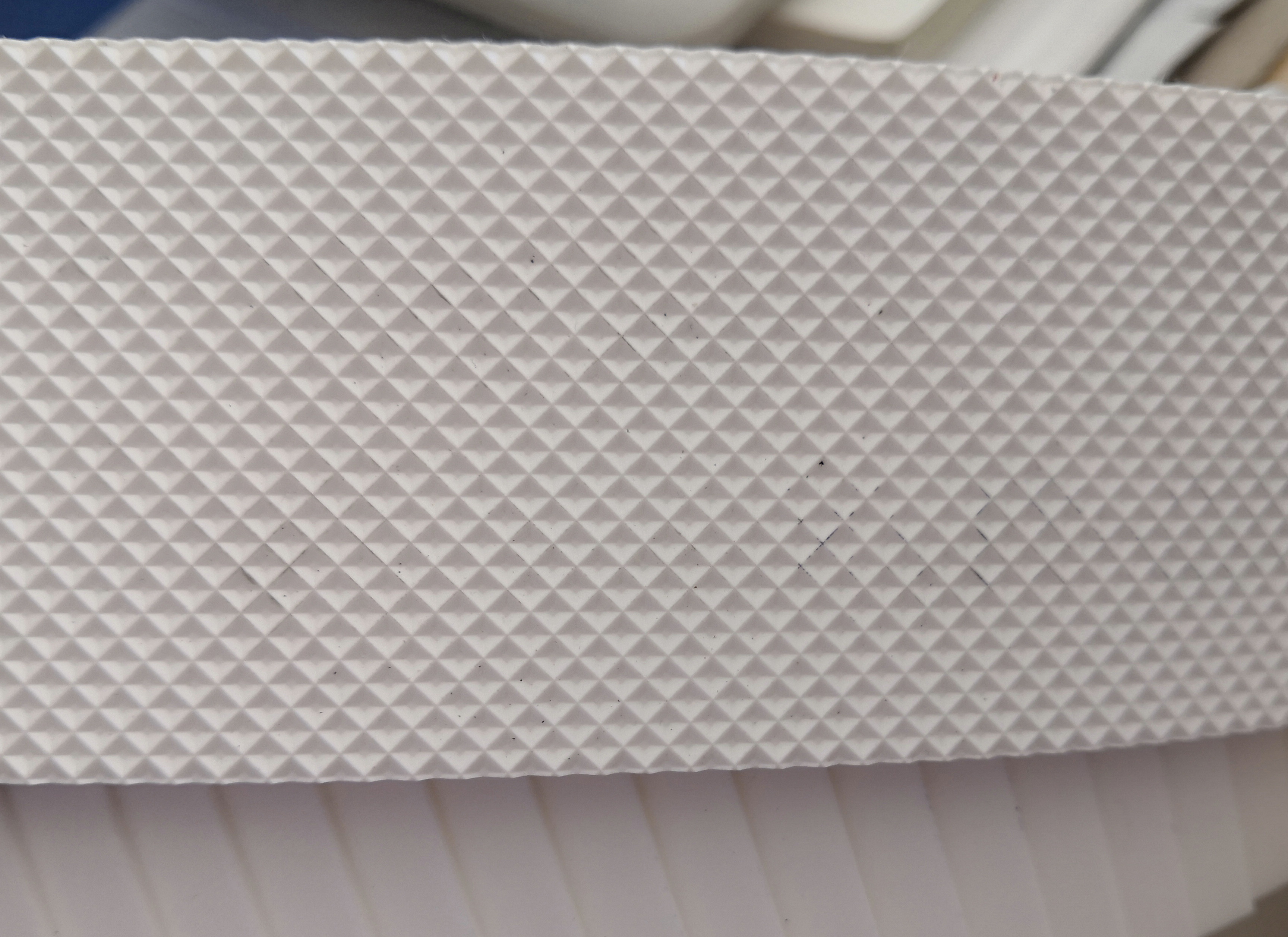 PU Pvc Conveyor Belt Inserting Fabric For Food Processing