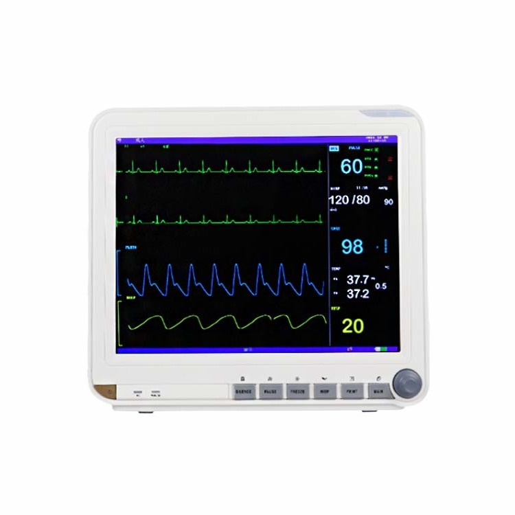 6 Para Multi Parameter Patient Monitor With 15 Inch Large Screen