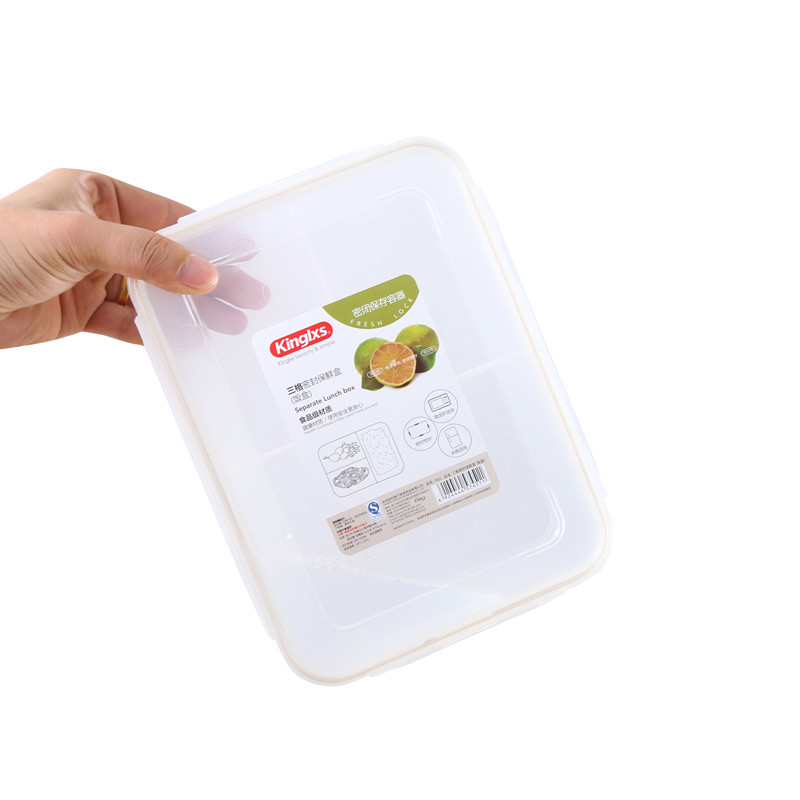 RB PP Transparent Freezer Crisper Box With Lid