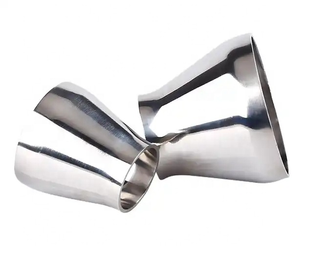 Stainless Steel Forged 3A DIN Reducing Sanitary Mirror Welded Reducer 304 316 Transition