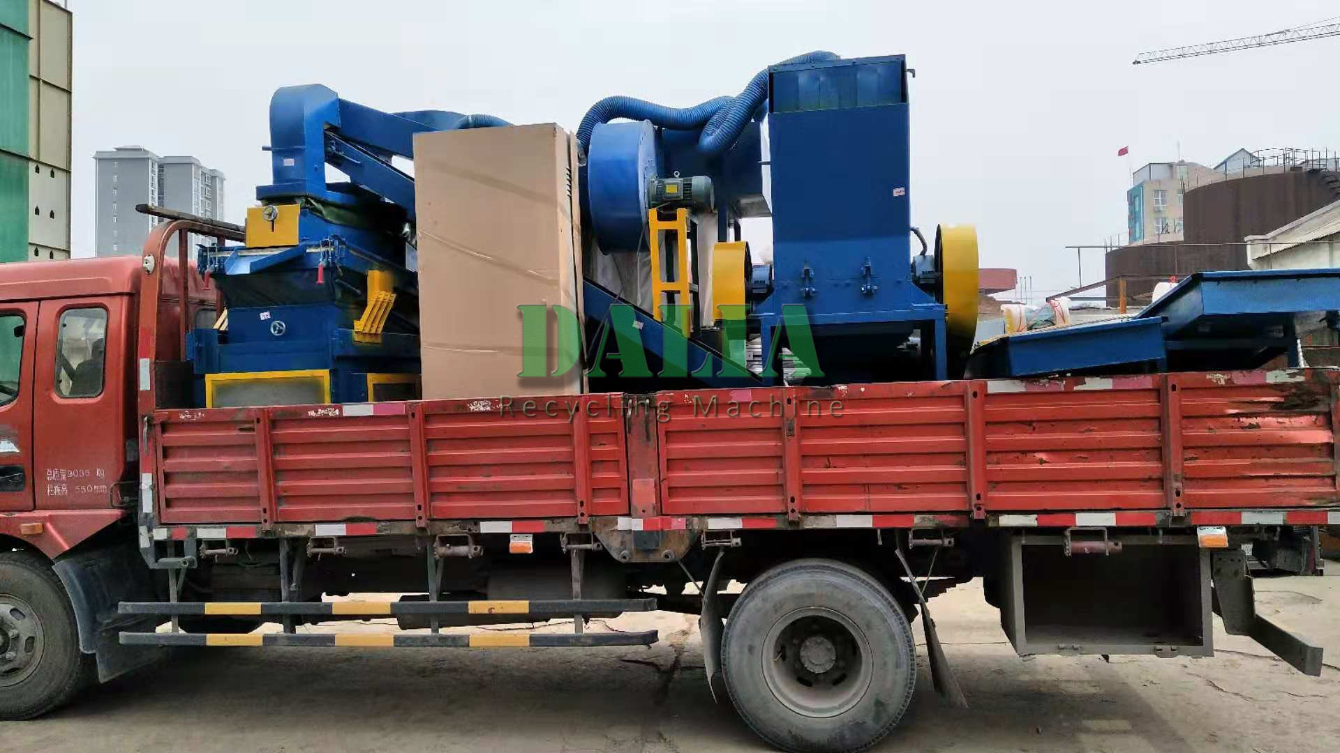 Automatic Copper Cable Granulator Machine 1800kg Weight Easy Operation