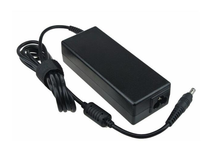 Black Desktop AC DC Power Adapter With 100mvpp Ripple Noise , 85% Efficiency